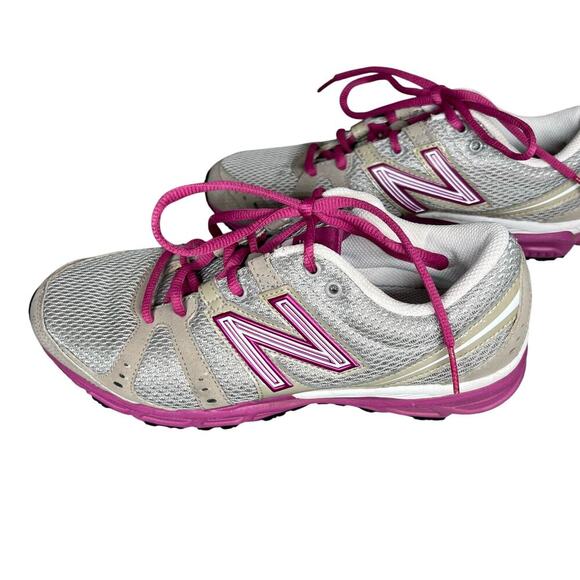 New Balance Womens 690 Gray Pink Sneakers Size 8 - Picture 5 of 10